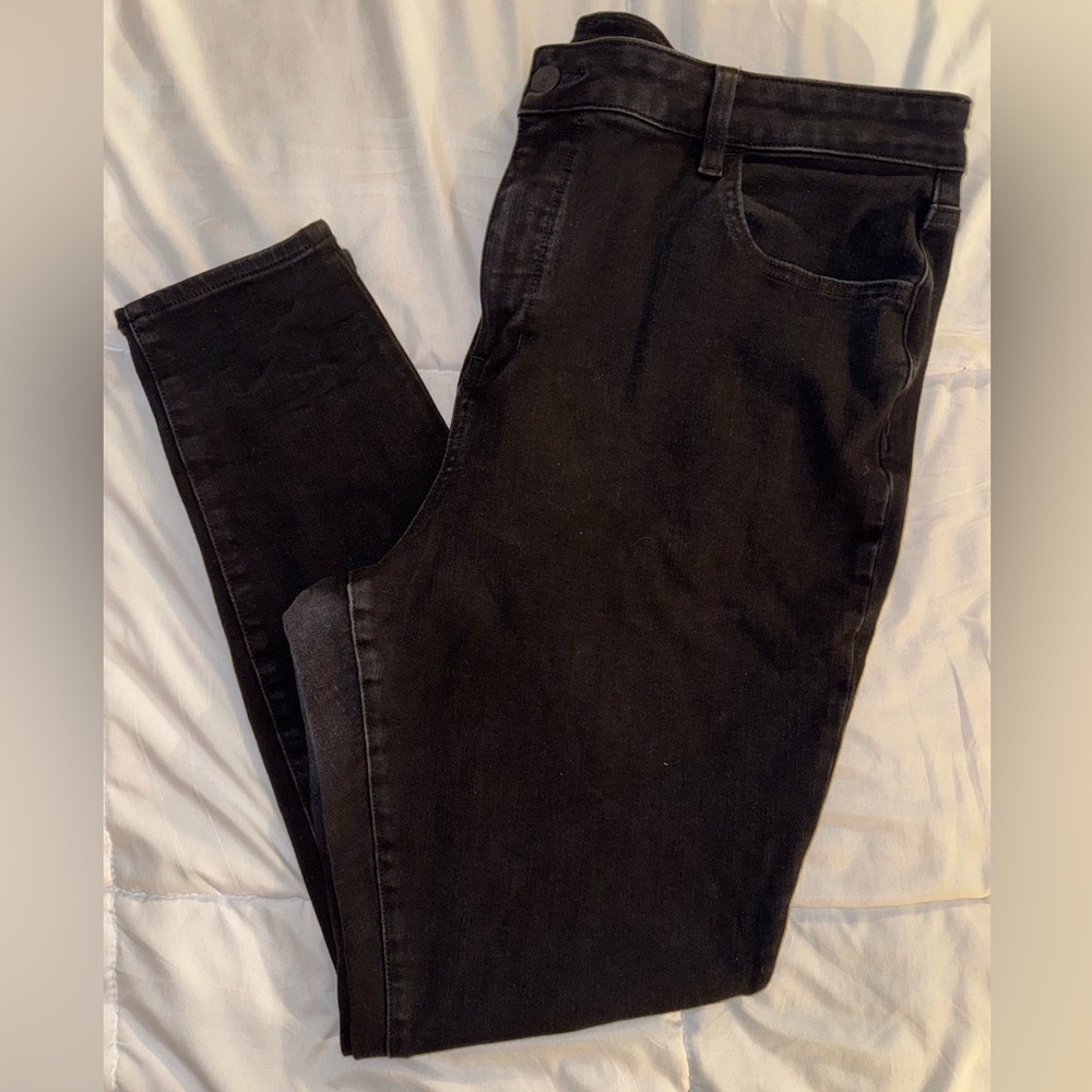American Eagle Black Skinny Jeggings Size 20 Long